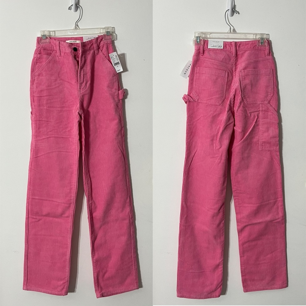 Pacsun 90’s Boyfriend Carpenter Corduroy Pink Pants